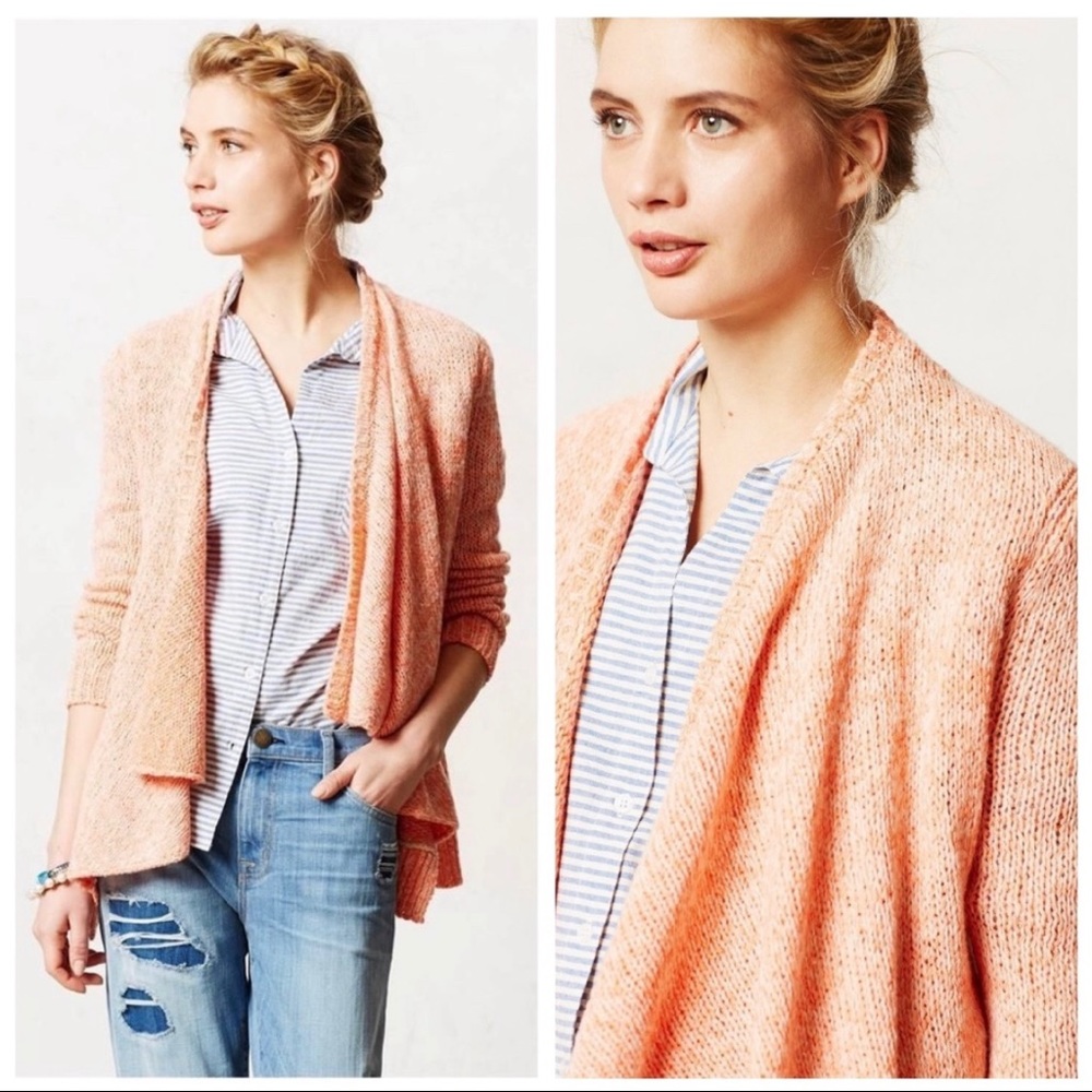 Anthropologie Moth Wool Blend Knit Cardigan